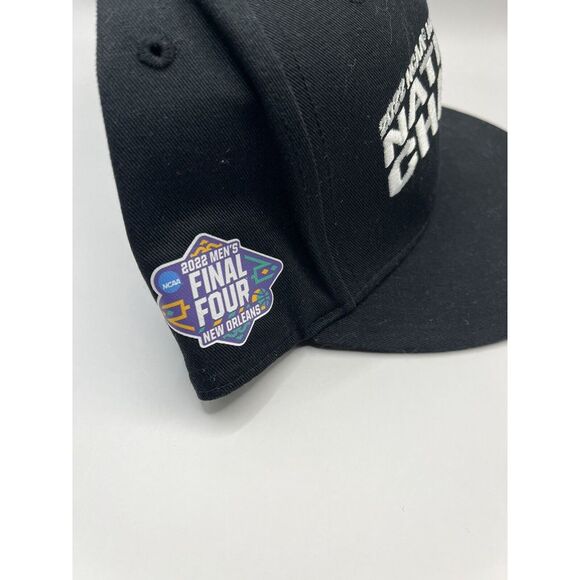 Kansas Jayhawks KU 2022 National Champs Adidas Snapback Cap Hat Adult OSFM - Picture 3 of 8